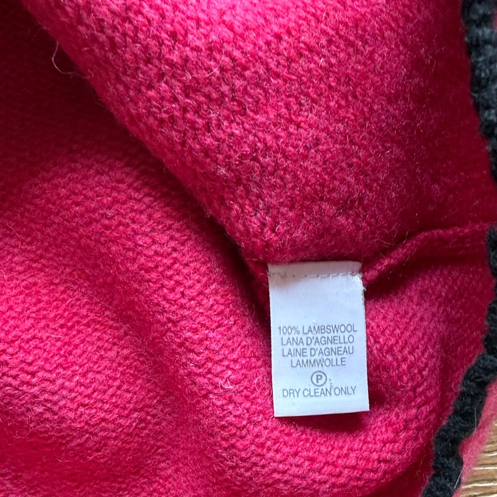 Paul Smith Pink Shawl Collar Button Front Belted Cardigan - Picture 7 of 7